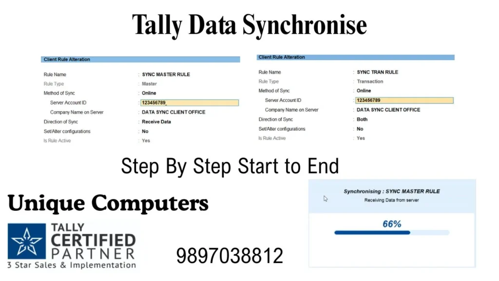 Tally Synchronise