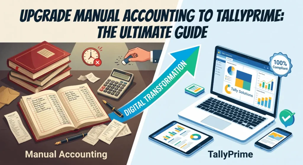 manual accounting to tallyprime