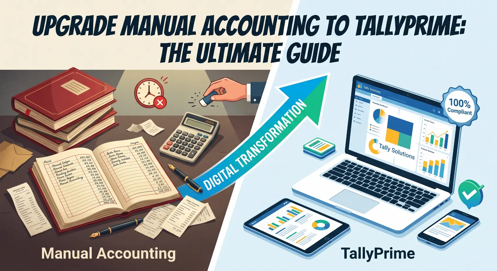 manual accounting to tallyprime
